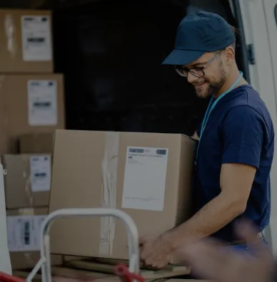 Huntington mover with boxes